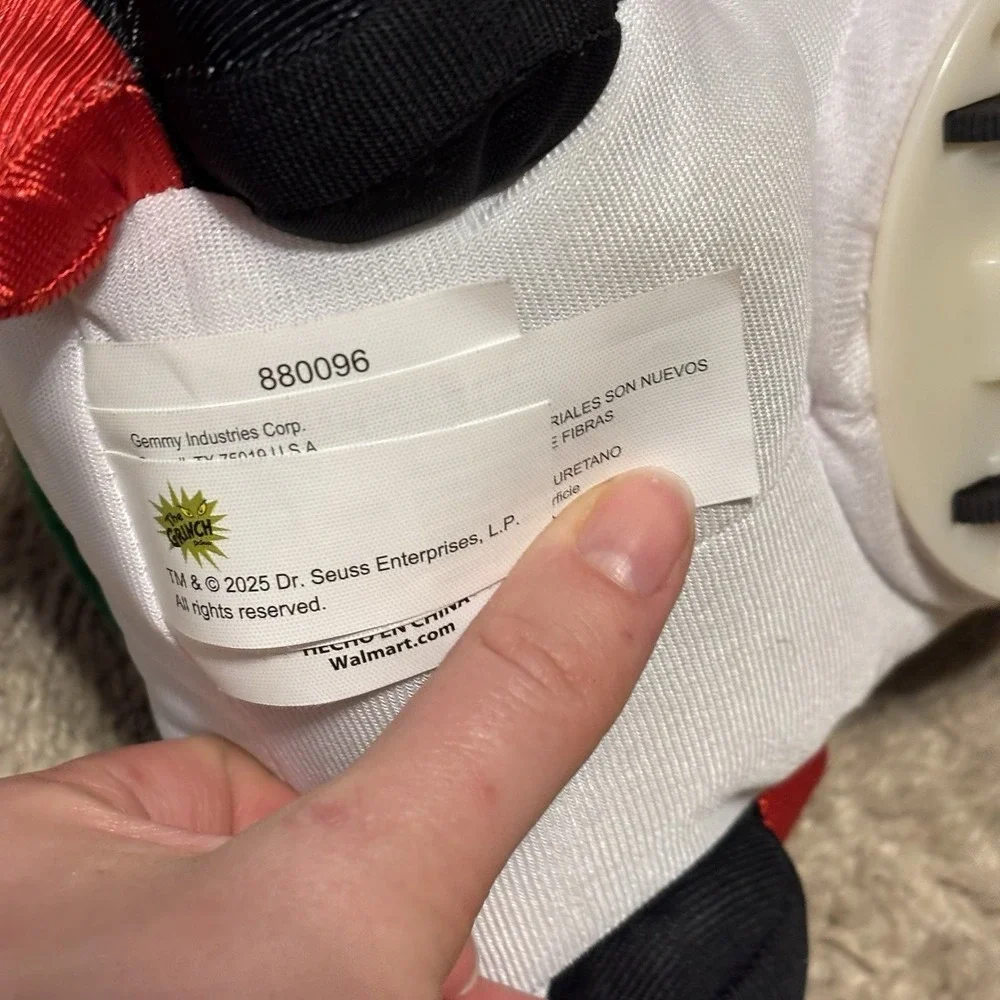 Dr Seuss The Grinch Animated Riding in White Car Your A‎ Mean One GemmyPlush
